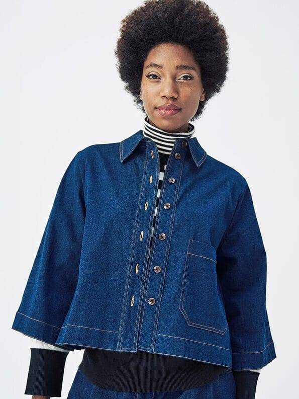 Mademoiselle YéYé Jeans Overshirt aus Bio-Baumwolle Bestseller