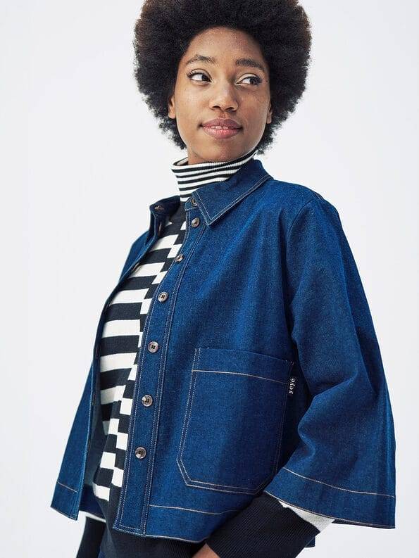 Mademoiselle YéYé Jeans Overshirt aus Bio-Baumwolle Bestseller