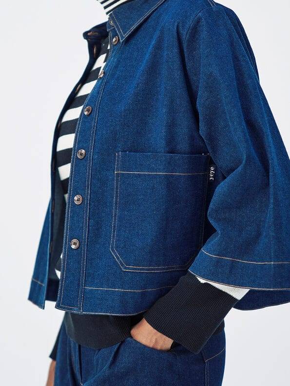 Mademoiselle YéYé Jeans Overshirt aus Bio-Baumwolle Bestseller