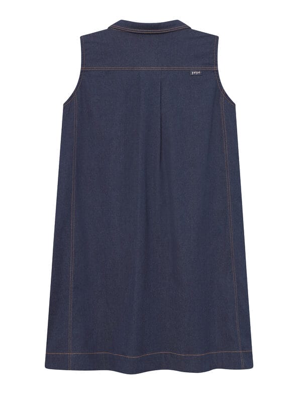 Mademoiselle YéYé Jeans Pinafore-Kleid mit Reißverschluss aus Bio-Baumwolle Riesige Ersparnisse