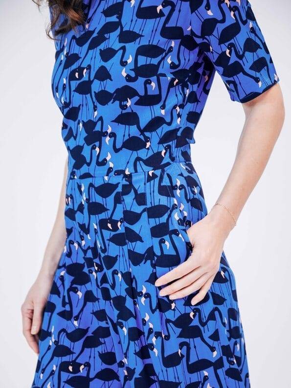Mademoiselle YéYé Jumpsuit mit verkürztem Bein aus EcoVero by Lenzing Fabrikpreis