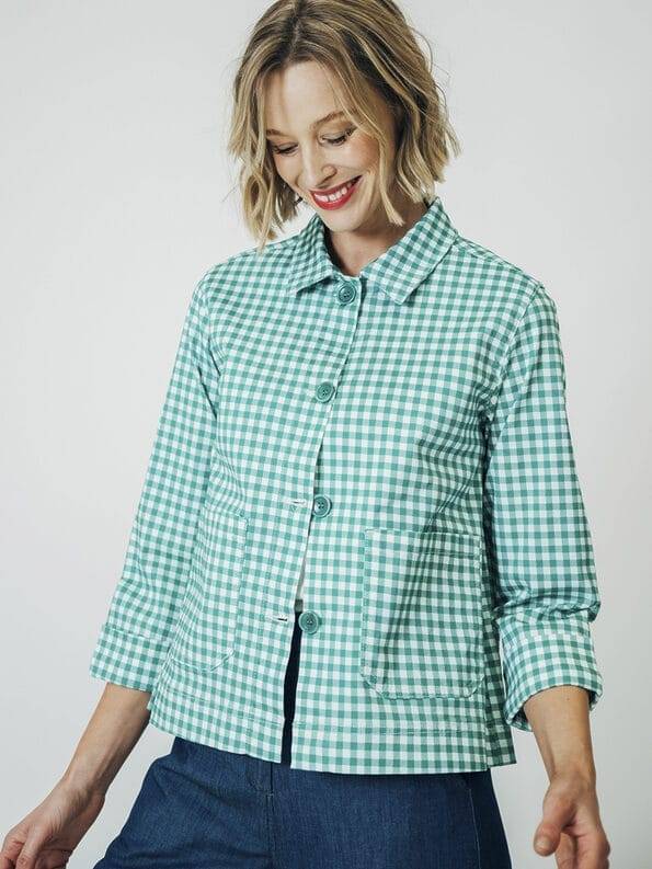 Mademoiselle YéYé Verkürzte Jacke aus Baumwolle Zeitlich begrenztes Angebot
