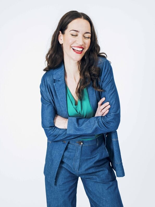 Mademoiselle YéYé Jeansblazer aus Bio-Baumwolle Große Rabatte