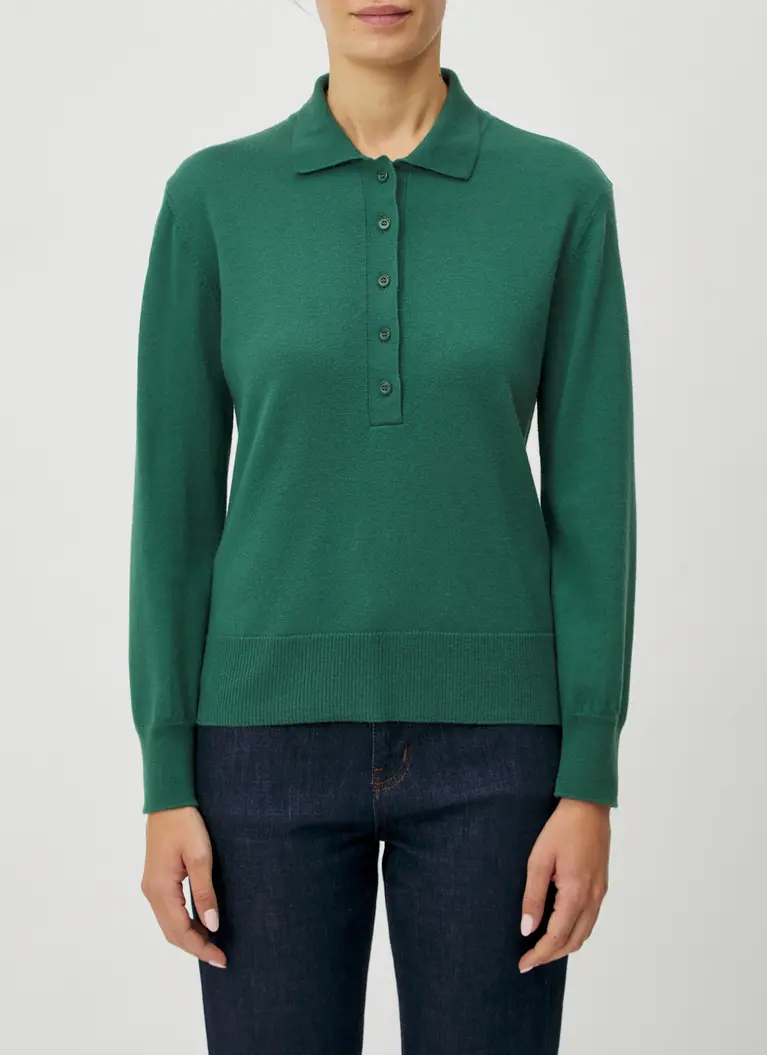 Maerz Muenchen Polokragen Pullover100% MerinowolleArt. Nr. 367600-285 Kostenlose Rückgabe