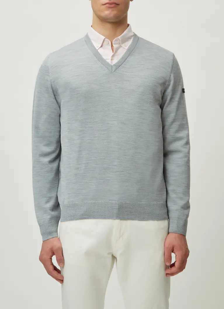 Maerz Muenchen V-Pullover100% MerinowolleArt. Nr. 490400-519 Zeitlich begrenztes Angebot