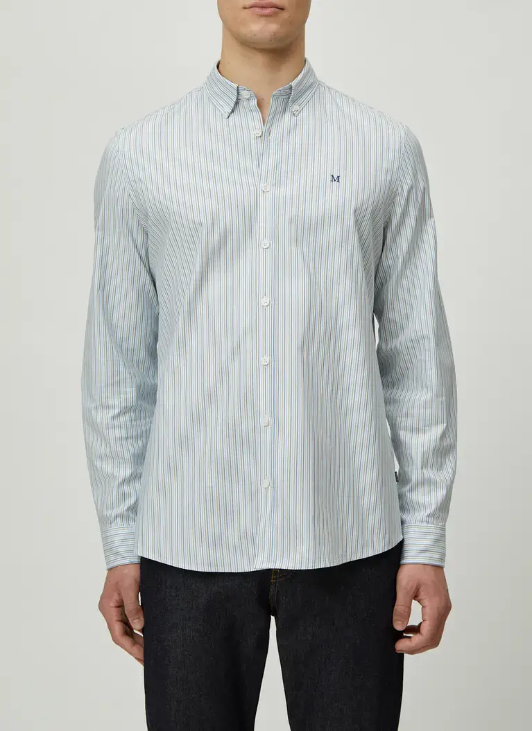 Maerz Muenchen Button Down HemdBaumwollmischungArt. Nr. 744901-334 Große Rabatte