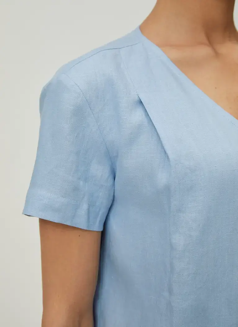 Maerz Muenchen Bluse100% LeinenArt. Nr. 144900-318 Kostenloser Versand international