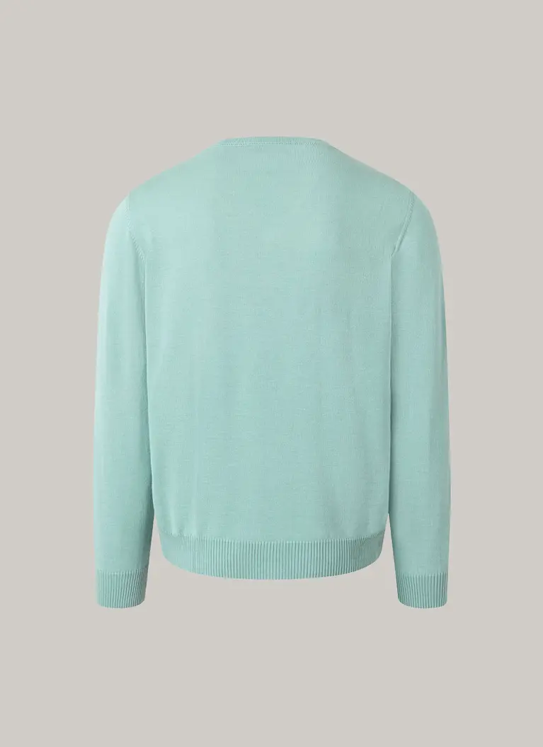 Maerz Muenchen V-Ausschnitt Pullover100% MerinowolleArt. Nr. 498840-206 2025