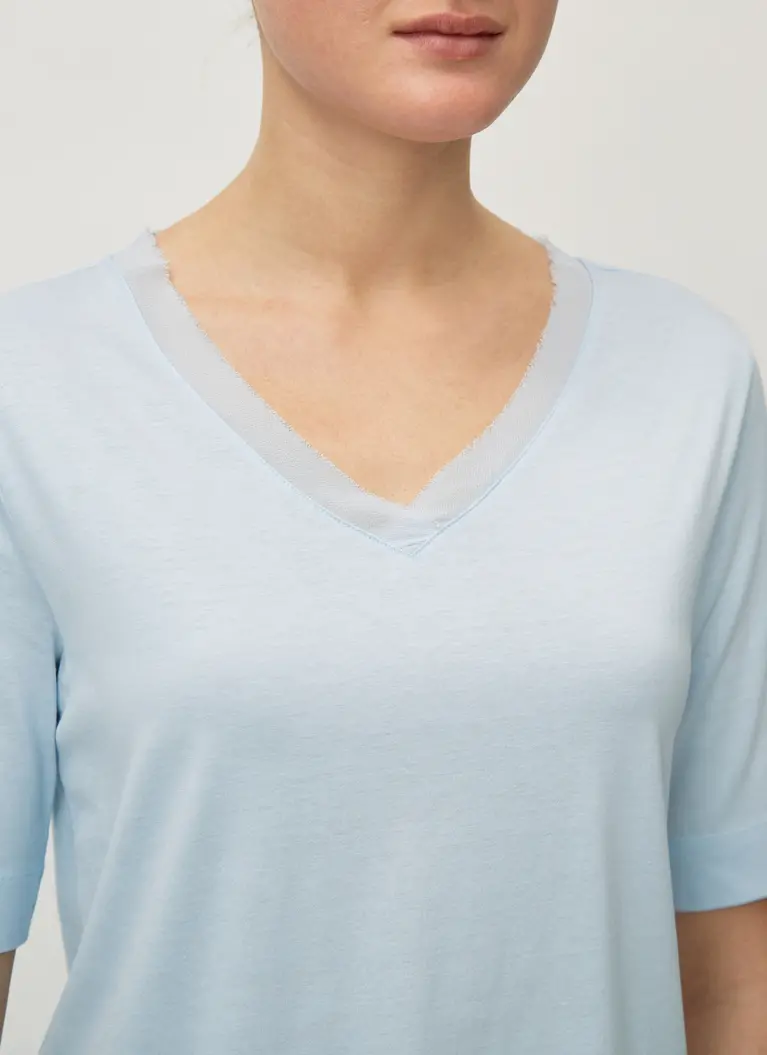 Maerz Muenchen V-ShirtBaumwoll-Modal-MischungArt. Nr. 120500-340 Großer Ausverkauf