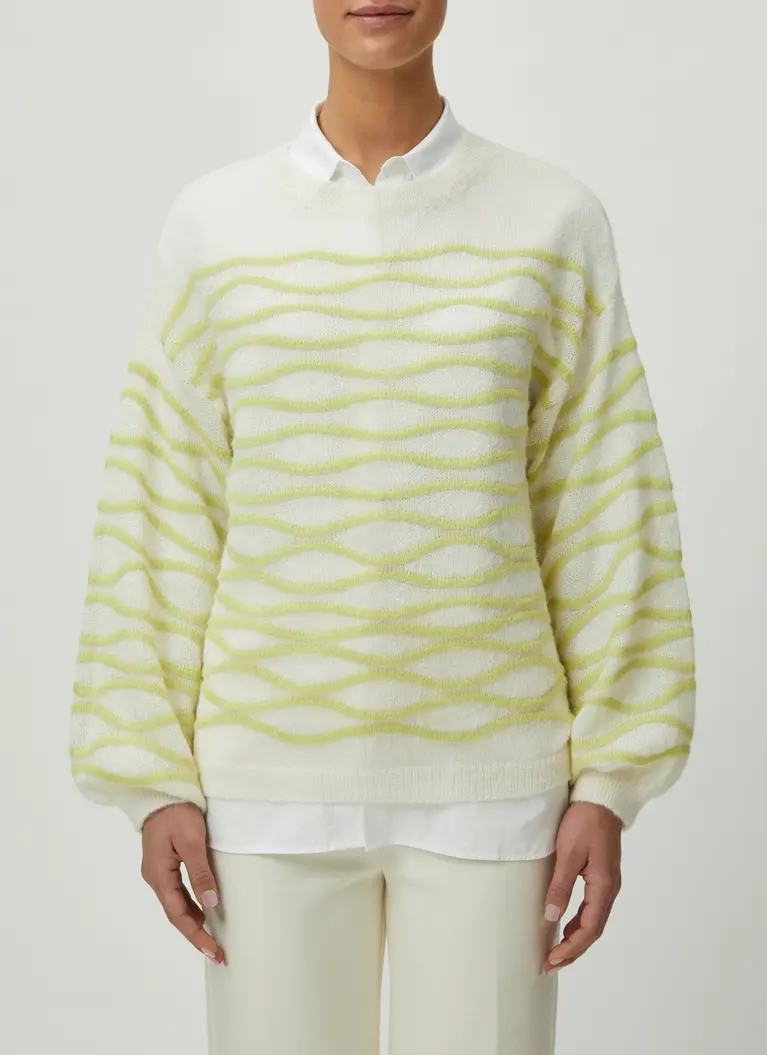 Maerz Muenchen RundhalspulloverAlpaka-Mohair-MixArt. Nr. 348101-139 Cyber Monday