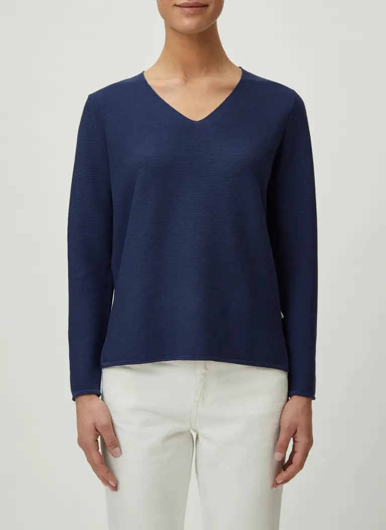 Maerz Muenchen V-Pullover100% BiobaumwolleArt. Nr. 339200-358 Neueste Mode