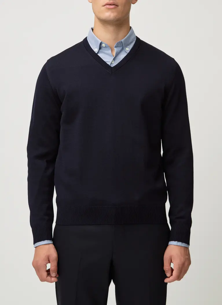 Maerz Muenchen V-Pullover100% MerinowolleArt. Nr. 490490-399 Bis zu 55% Rabatt