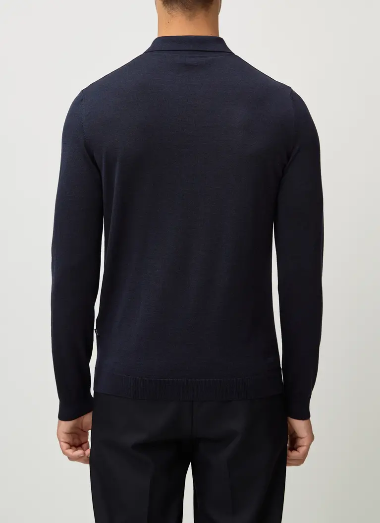 Maerz Muenchen PolokragenpulloverMerino-Seide-CashmereArt. Nr. 426400-399 Im Verkauf