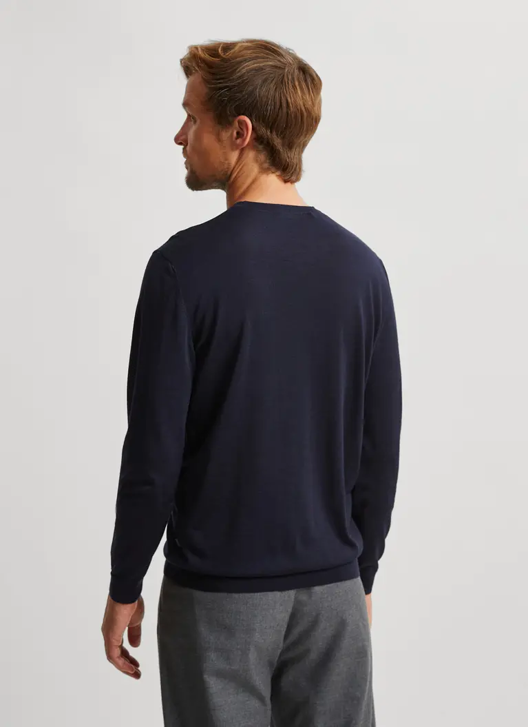 Maerz Muenchen RundhalspulloverMerino-Seide-CashmereArt. Nr. 426300-399 50% Rabatt für begrenzte Zeit