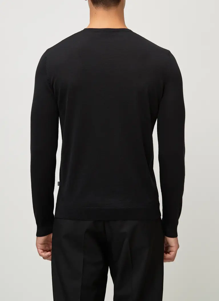 Maerz Muenchen RundhalspulloverMerino-Seide-CashmereArt. Nr. 426300-595 Rabatte dieses Monats