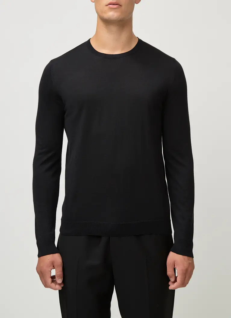 Maerz Muenchen RundhalspulloverMerino-Seide-CashmereArt. Nr. 426300-595 Rabatte dieses Monats