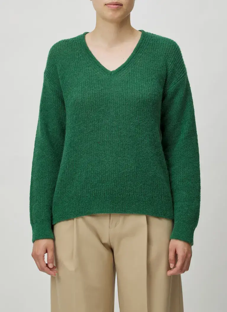 Maerz Muenchen V-Ausschnitt PulloverAlpaka-Mohair-MixArt. Nr. 386400-285 Kostenloser Versand