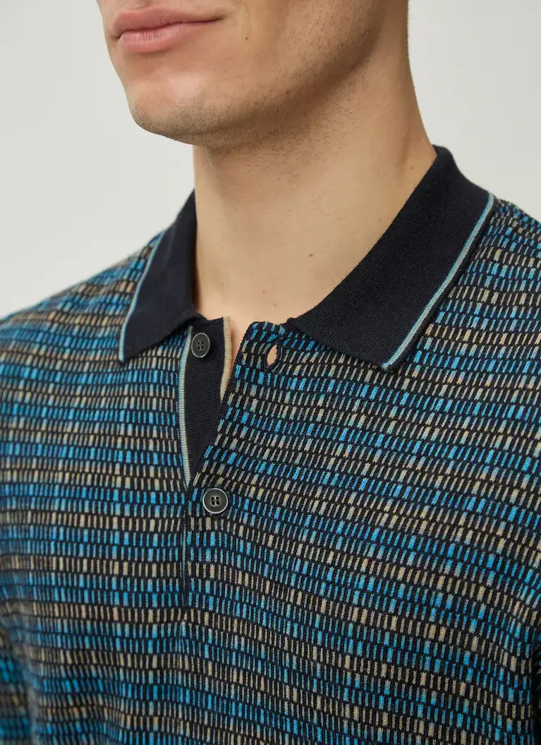 Maerz Muenchen Strick-Poloshirt100% MerinowolleArt. Nr. 408001-399 Begrenztes Angebot