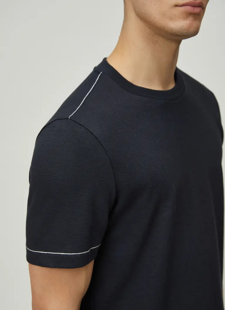 Maerz Muenchen RundhalsshirtBaumwoll-Leinen-MixArt. Nr. 661500-399 Online Shopping