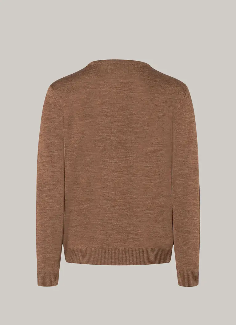 Maerz Muenchen V-Ausschnitt Pullover100% MerinowolleArt. Nr. 498840-170 Lagerräumung