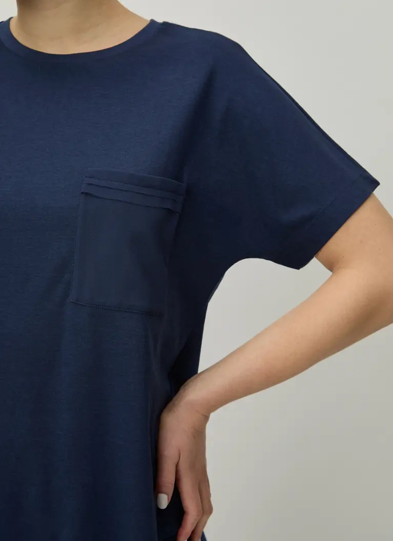 Maerz Muenchen RundhalsshirtBaumwoll-Modal-MischungArt. Nr. 125300-358 Rabatte dieses Monats