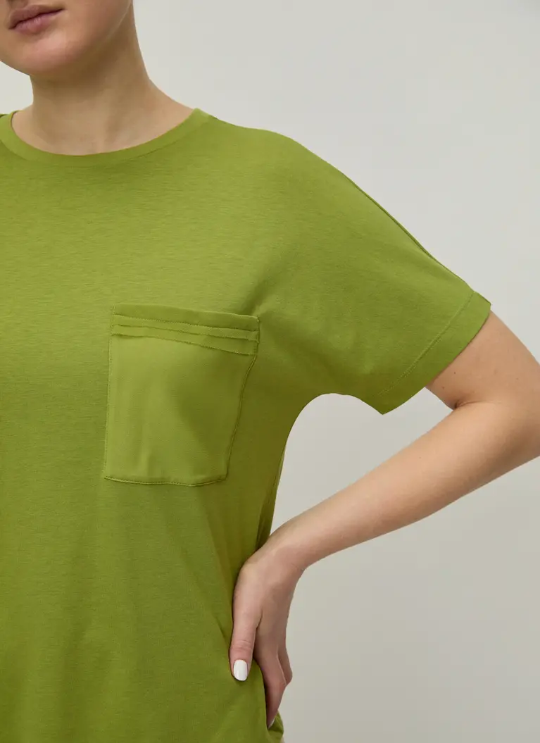 Maerz Muenchen RundhalsshirtBaumwoll-Modal-MischungArt. Nr. 125300-282 Auslauf