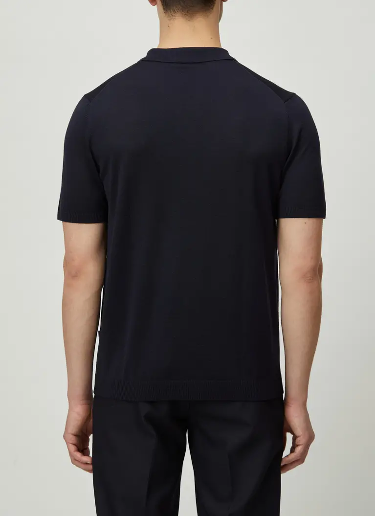 Maerz Muenchen Zipper Polohemd100% MerinowolleArt. Nr. 406400-399 Preisnachlass