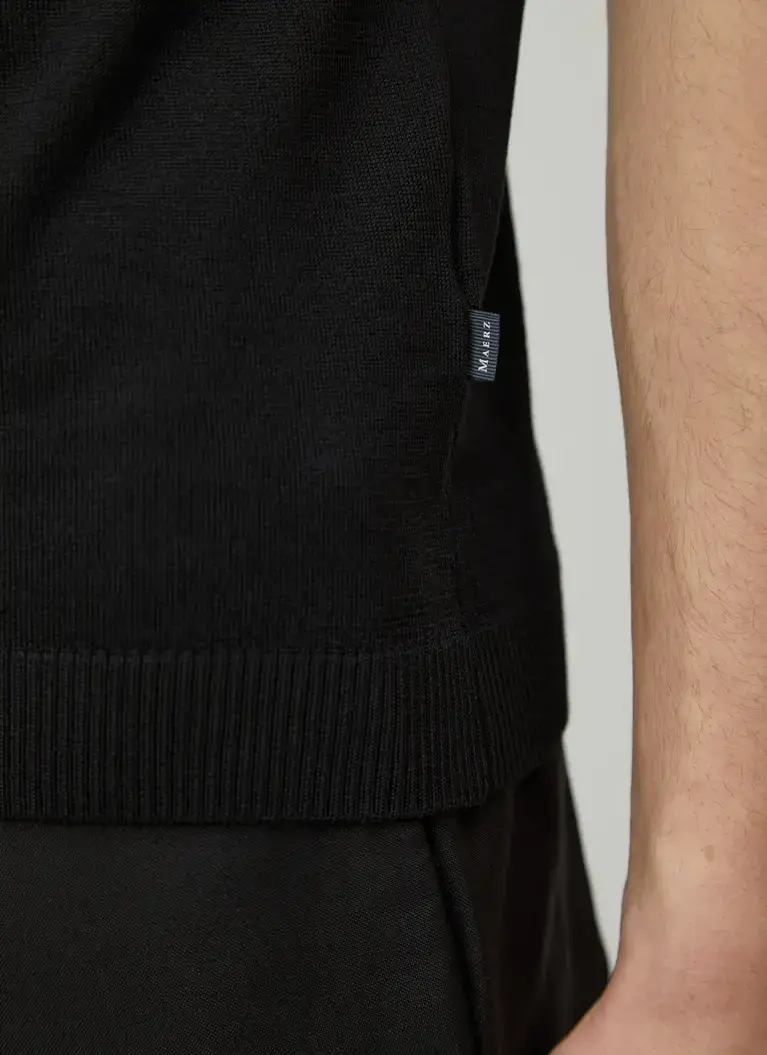 Maerz Muenchen Zipper Polohemd100% MerinowolleArt. Nr. 406400-595 Saisonschlussverkauf