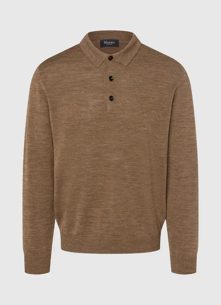 Maerz Muenchen Polokragenpullover100% MerinowolleArt. Nr. 490700-170 Exklusive Angebote