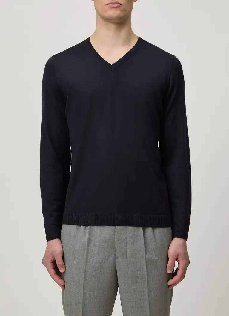 Maerz Muenchen V-Pullover100% MerinowolleArt. Nr. 403800-399 Kostenlose Rückgabe