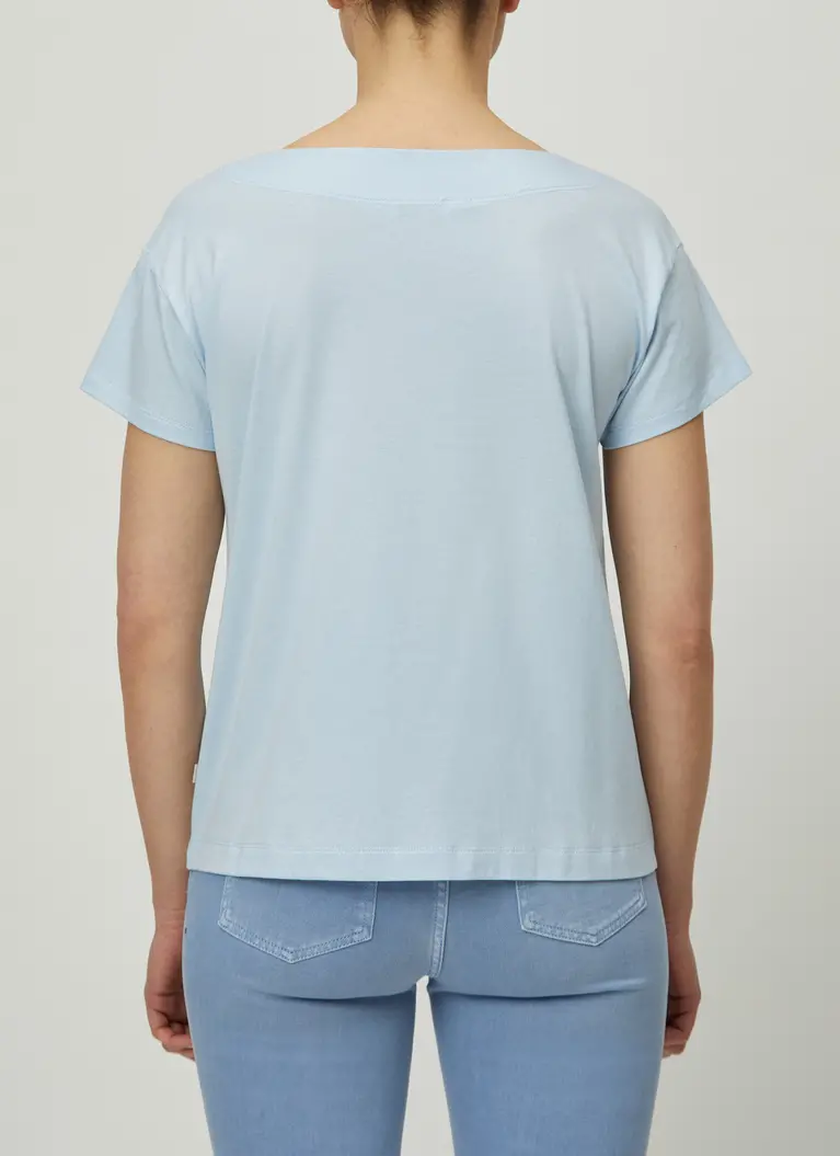 Maerz Muenchen RundhalsshirtBaumwoll-Modal-MischungArt. Nr. 129000-340 Letzte 2 Tage
