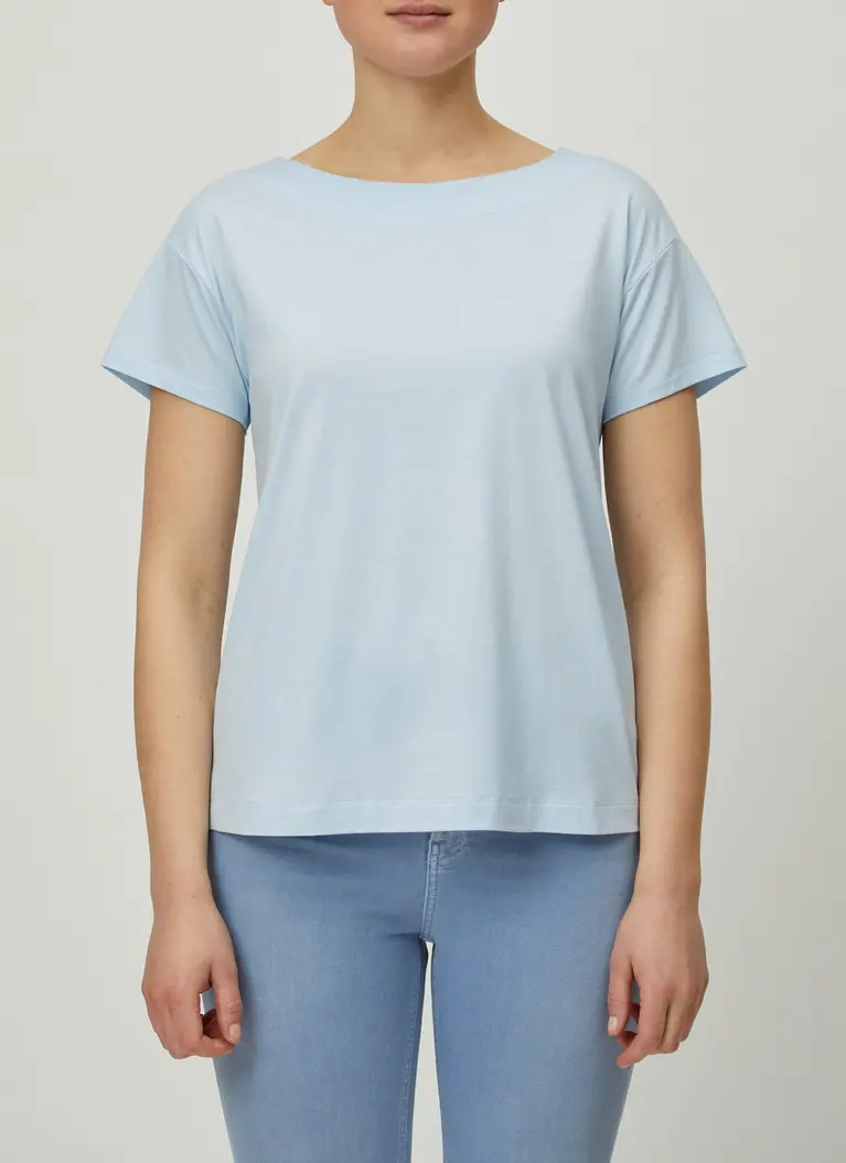 Maerz Muenchen RundhalsshirtBaumwoll-Modal-MischungArt. Nr. 129000-340 Letzte 2 Tage