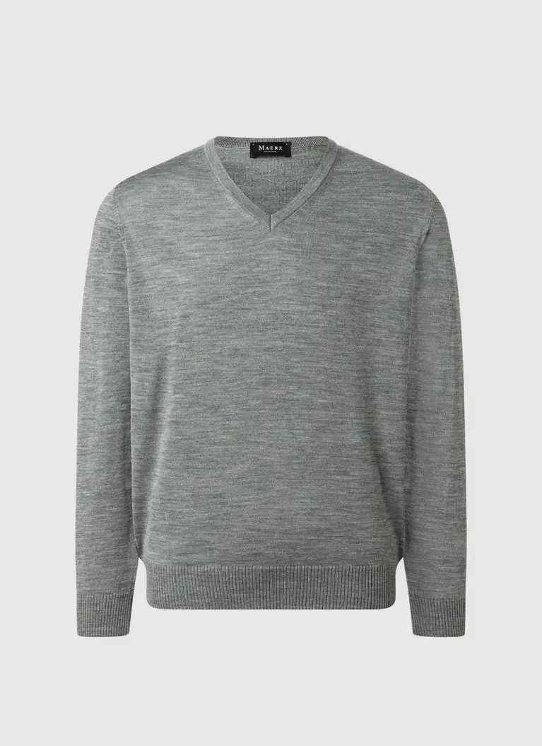 Maerz Muenchen V-Pullover100% MerinowolleArt. Nr. 490400-544 2025