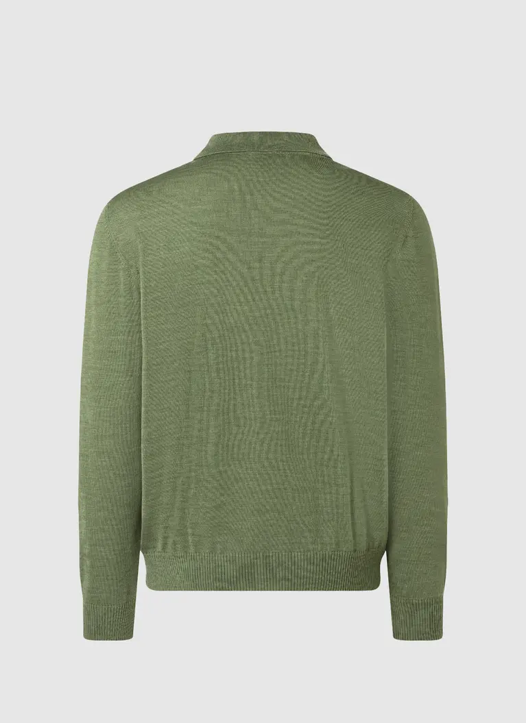 Maerz Muenchen Polokragenpullover100% MerinowolleArt. Nr. 490700-228 Online Shopping