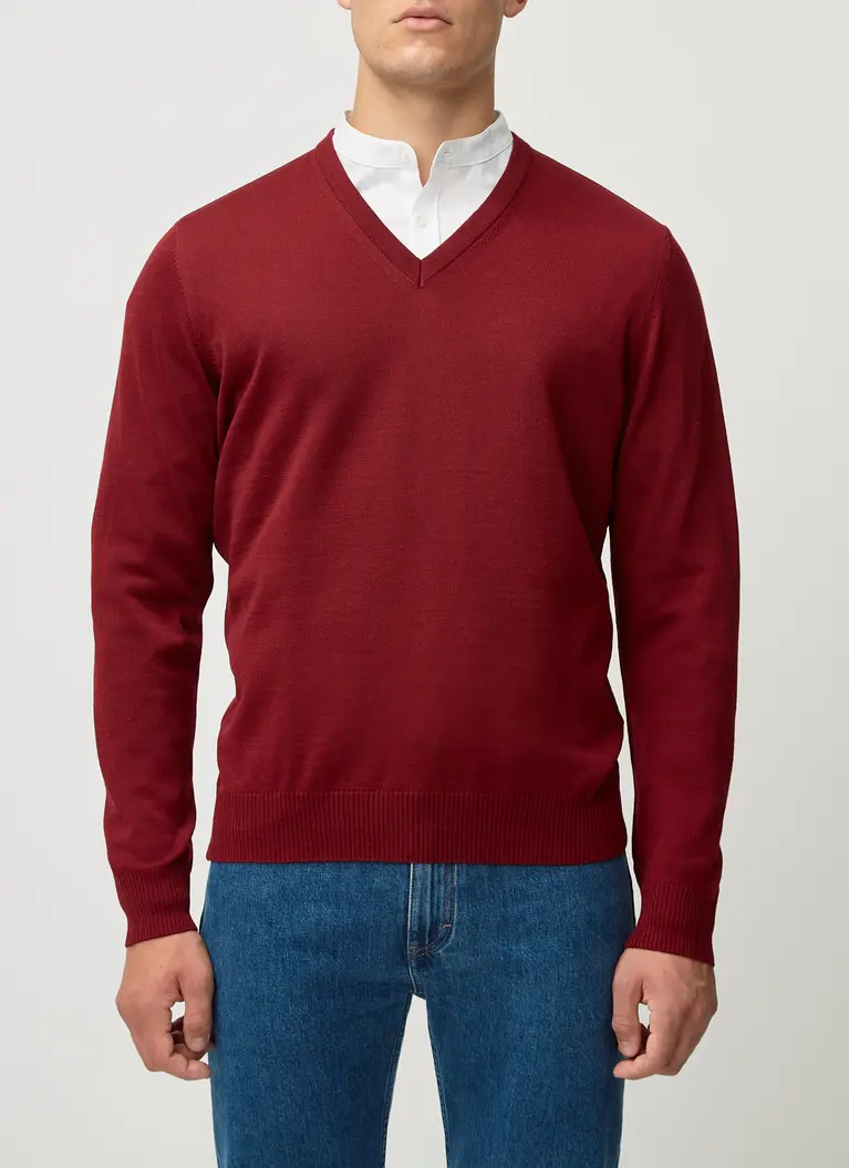 Maerz Muenchen V-Pullover100% MerinowolleArt. Nr. 490400-495 Preisnachlass