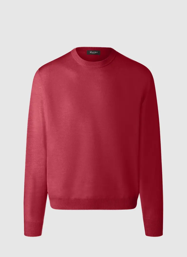 Maerz Muenchen Rundhalspullover100% MerinowolleArt. Nr. 490500-452 Cyber Monday
