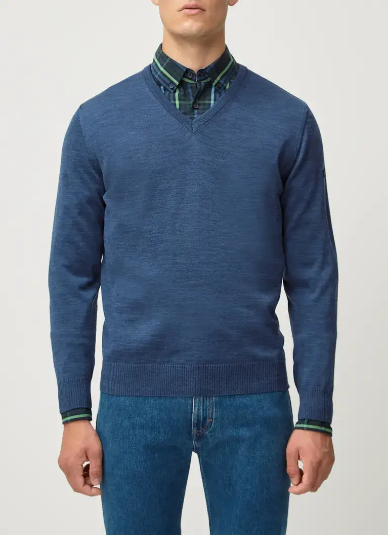 Maerz Muenchen V-Pullover100% MerinowolleArt. Nr. 490490-380 Heißer Verkauf