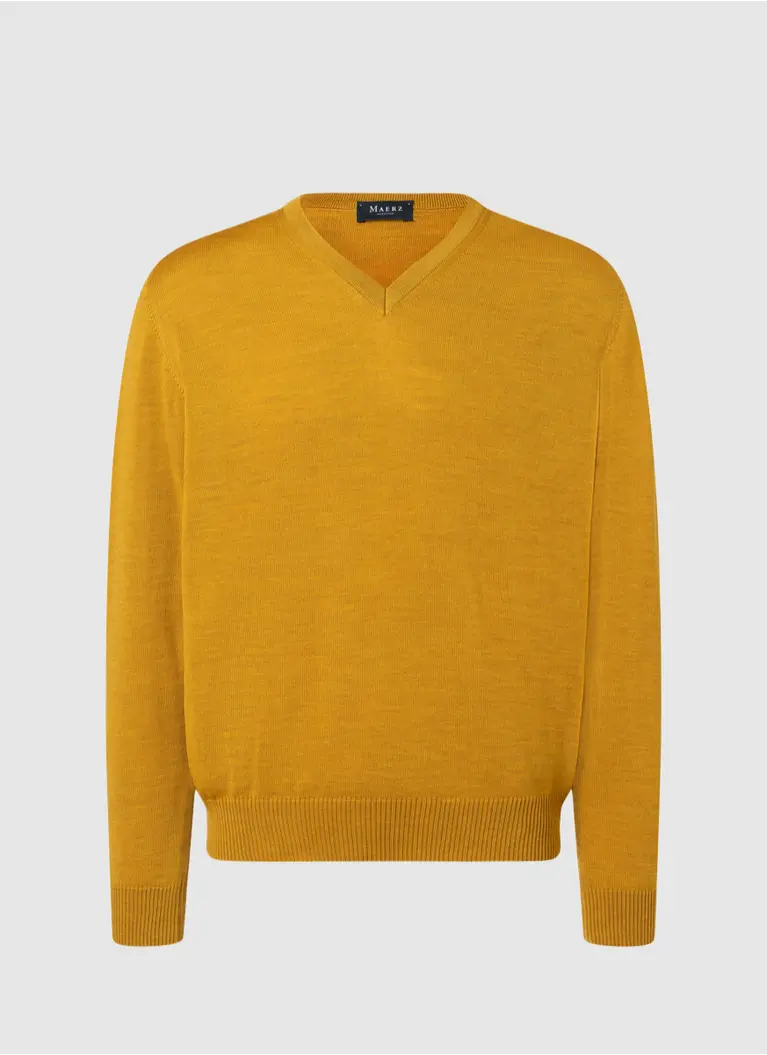 Maerz Muenchen V-Pullover100% MerinowolleArt. Nr. 490400-656 50% Rabatt mit kostenlosem Versand