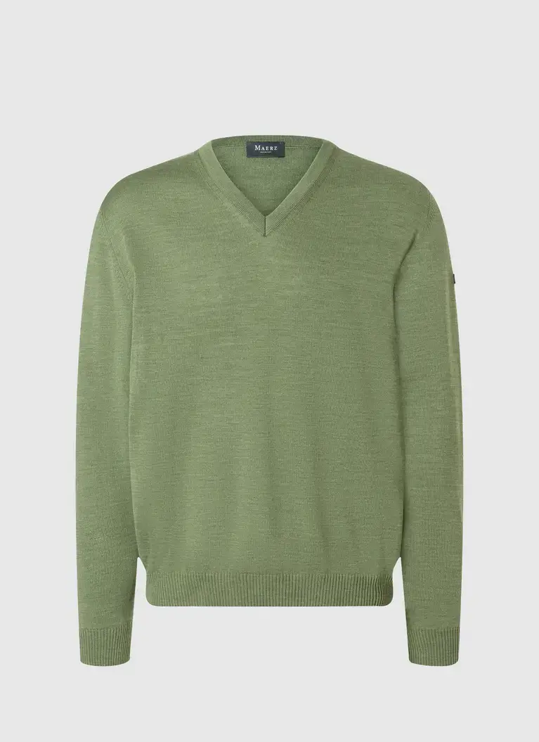 Maerz Muenchen V-Pullover100% MerinowolleArt. Nr. 490400-228 Clearance-Verkauf