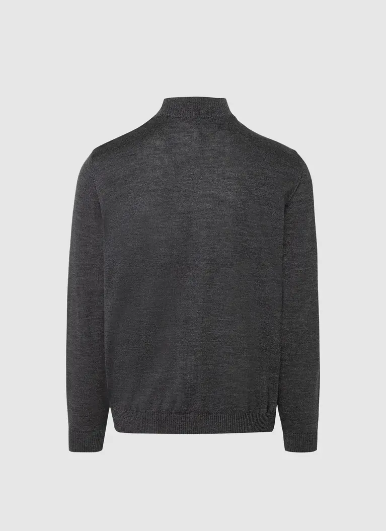Maerz Muenchen Stehkragen-Zipper100% MerinowolleArt. Nr. 595400-591 Outlet