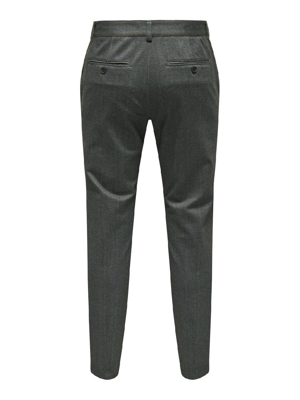 Only & Sons ONSMARK SLIM 02093 HERRINGBONE PANT (Black) Neueste Stile