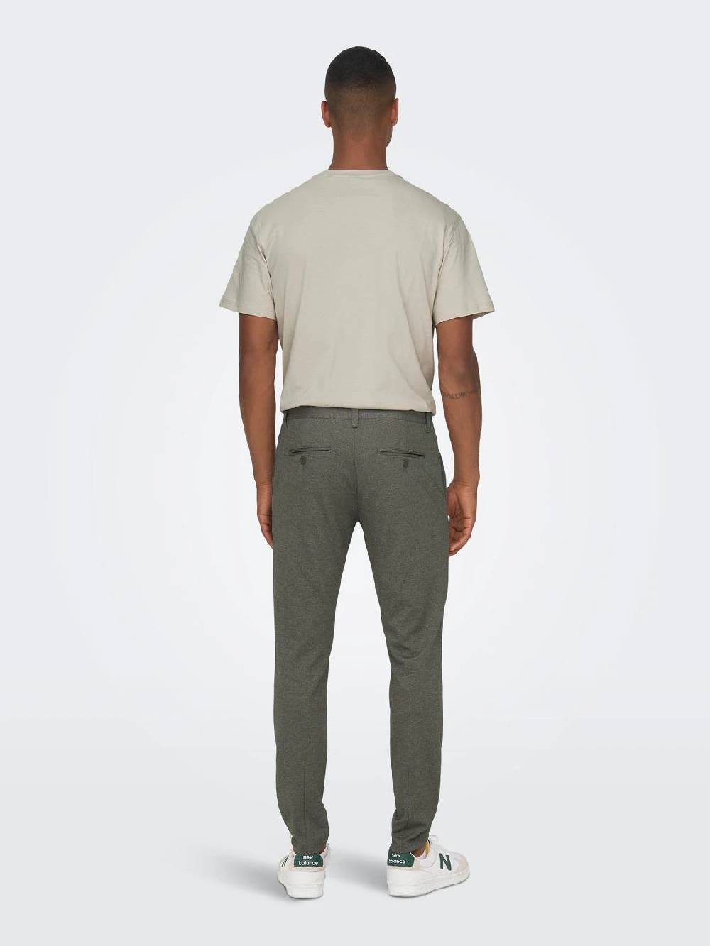 Only & Sons ONSMARK SLIM HERRINGBONE PANT NOOS TEAK Letzte 2 Tage