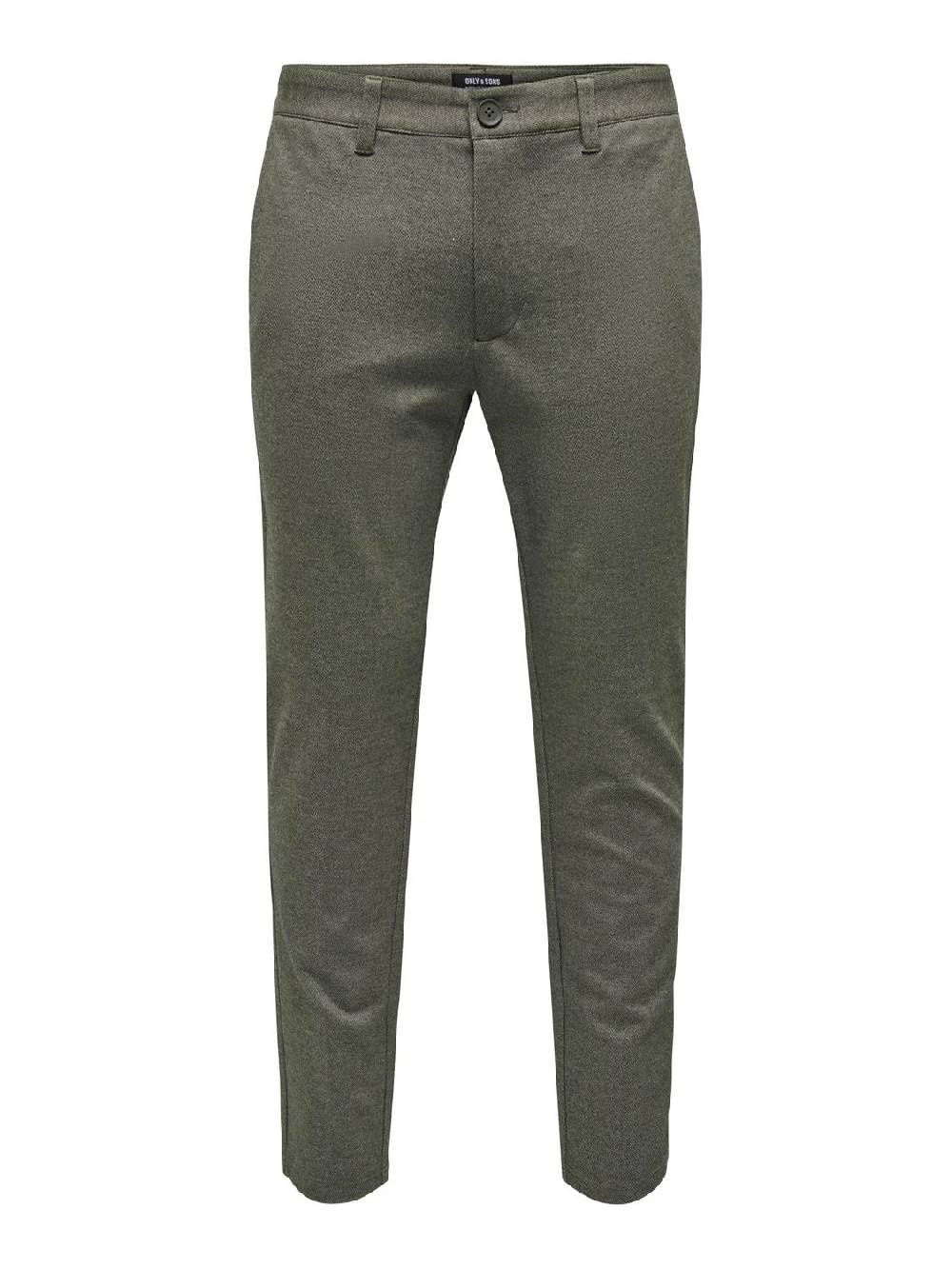 Only & Sons ONSMARK SLIM HERRINGBONE PANT NOOS TEAK Letzte 2 Tage