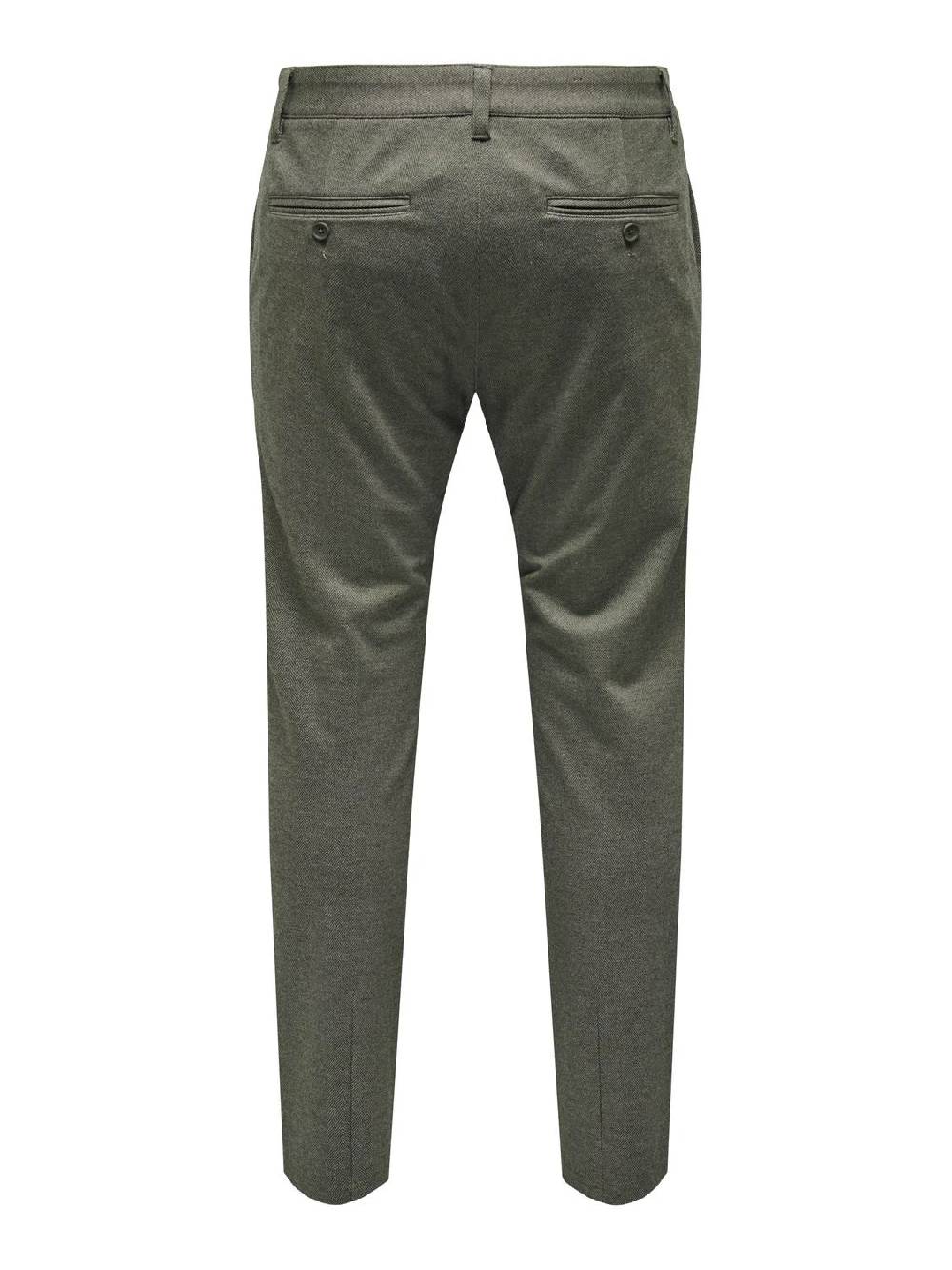 Only & Sons ONSMARK SLIM HERRINGBONE PANT NOOS TEAK Letzte 2 Tage