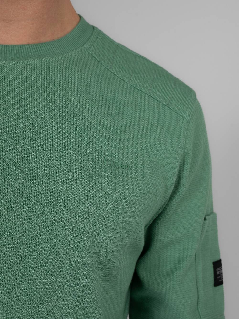 Petrol M-3040-SWR304 Men Sweater Round Neck (6167 Wasabi) 50% Rabatt für begrenzte Zeit
