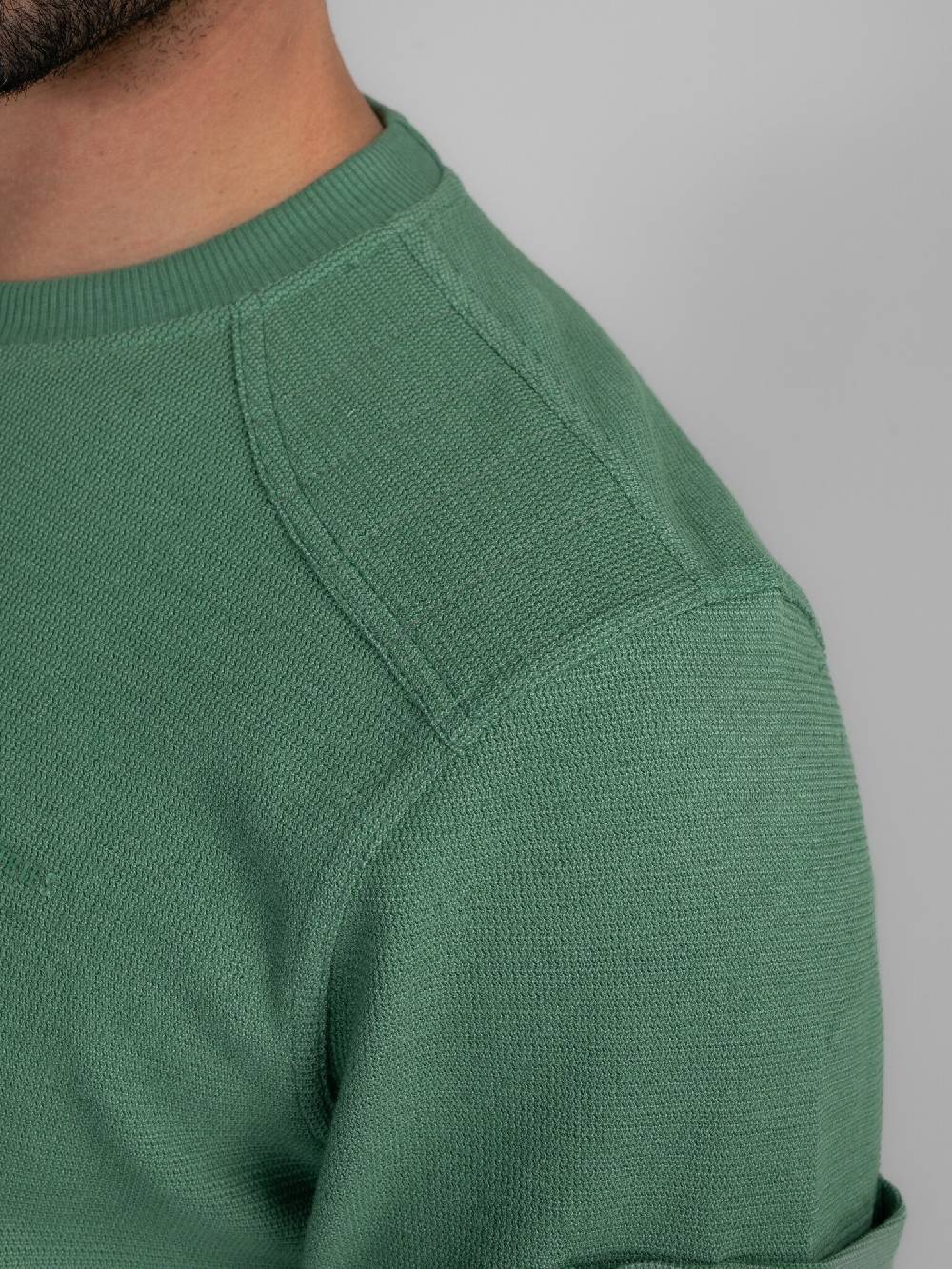 Petrol M-3040-SWR304 Men Sweater Round Neck (6167 Wasabi) 50% Rabatt für begrenzte Zeit