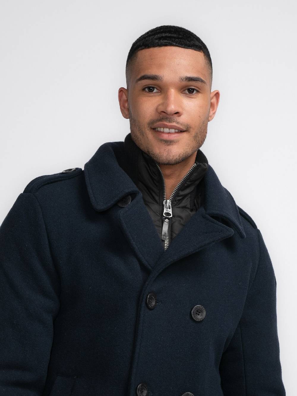 Petrol Industries M-3040-JAC102 Men Jacket Wool (5120 Sky Captain) Günstiger Verkauf