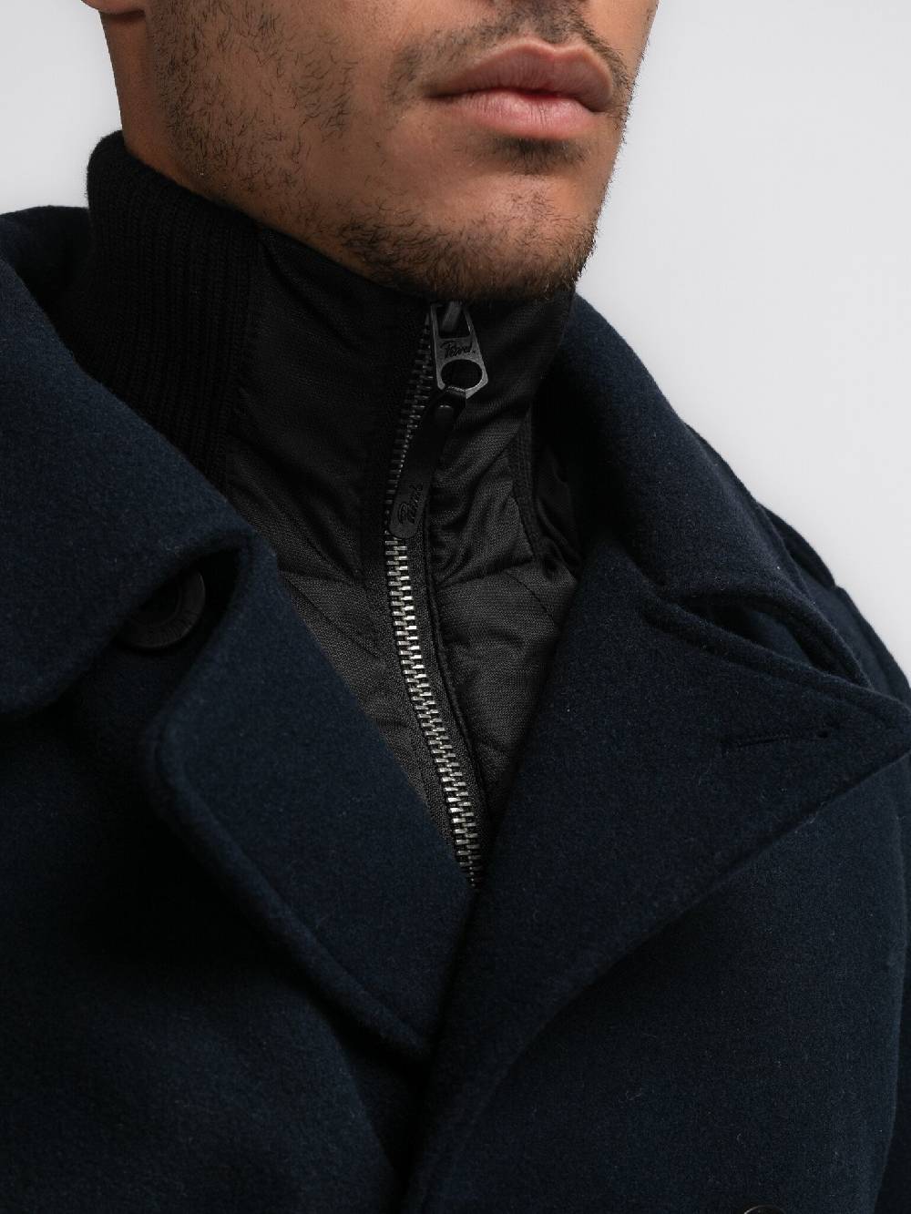 Petrol Industries M-3040-JAC102 Men Jacket Wool (5120 Sky Captain) Günstiger Verkauf
