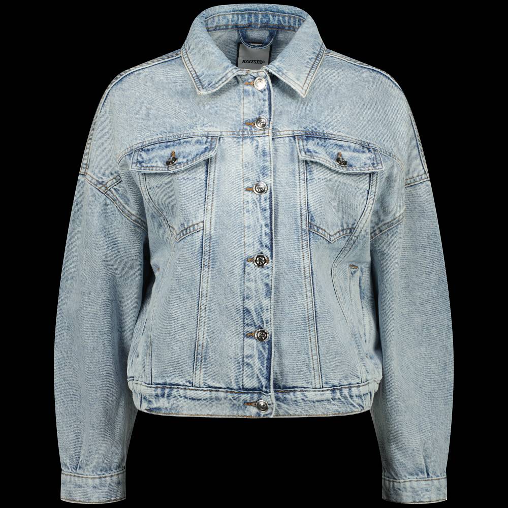 RAIZZED VERONICA Denim Jacket - Light Blue Stone Preisnachlass