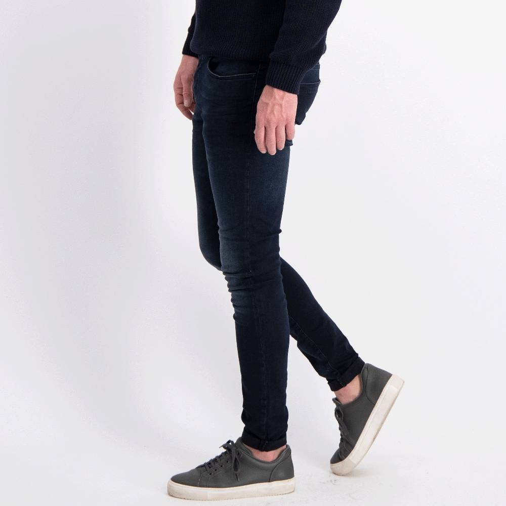 Cars Jeans DUST Super Skinny Blue Black Große Rabatte